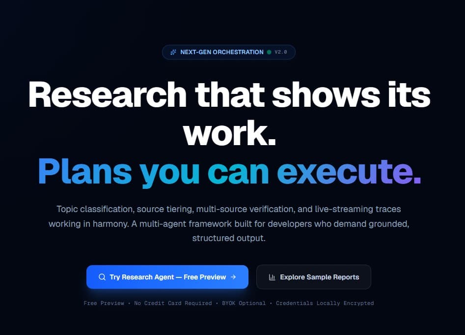 AgenticEra Studio application preview